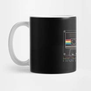 high fidelity cassette tape Mug